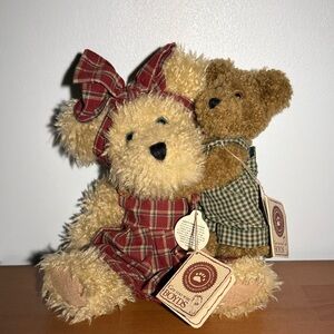 Vintage The Boyds Collection LTD Momma McNew with Hugsley Teddy Bear Set